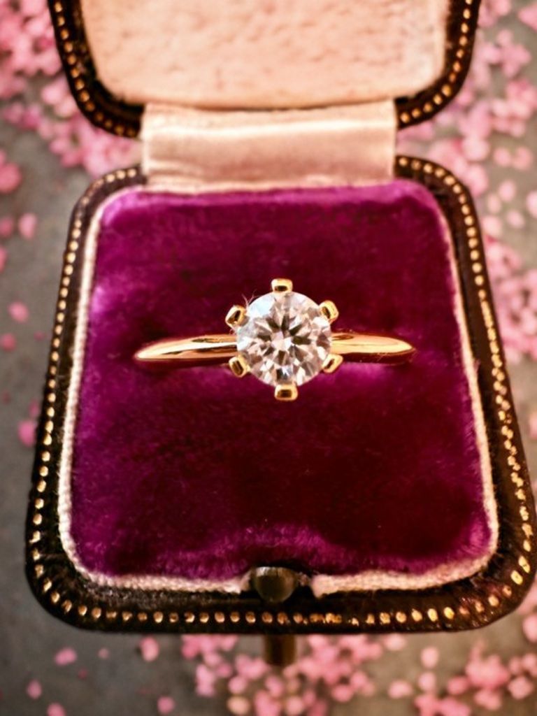 Ringe: Bague Solitaire moissanite – Neu und originalverpackt aus St-Maurice von Sandrinette123