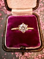 Bague Solitaire moissanite