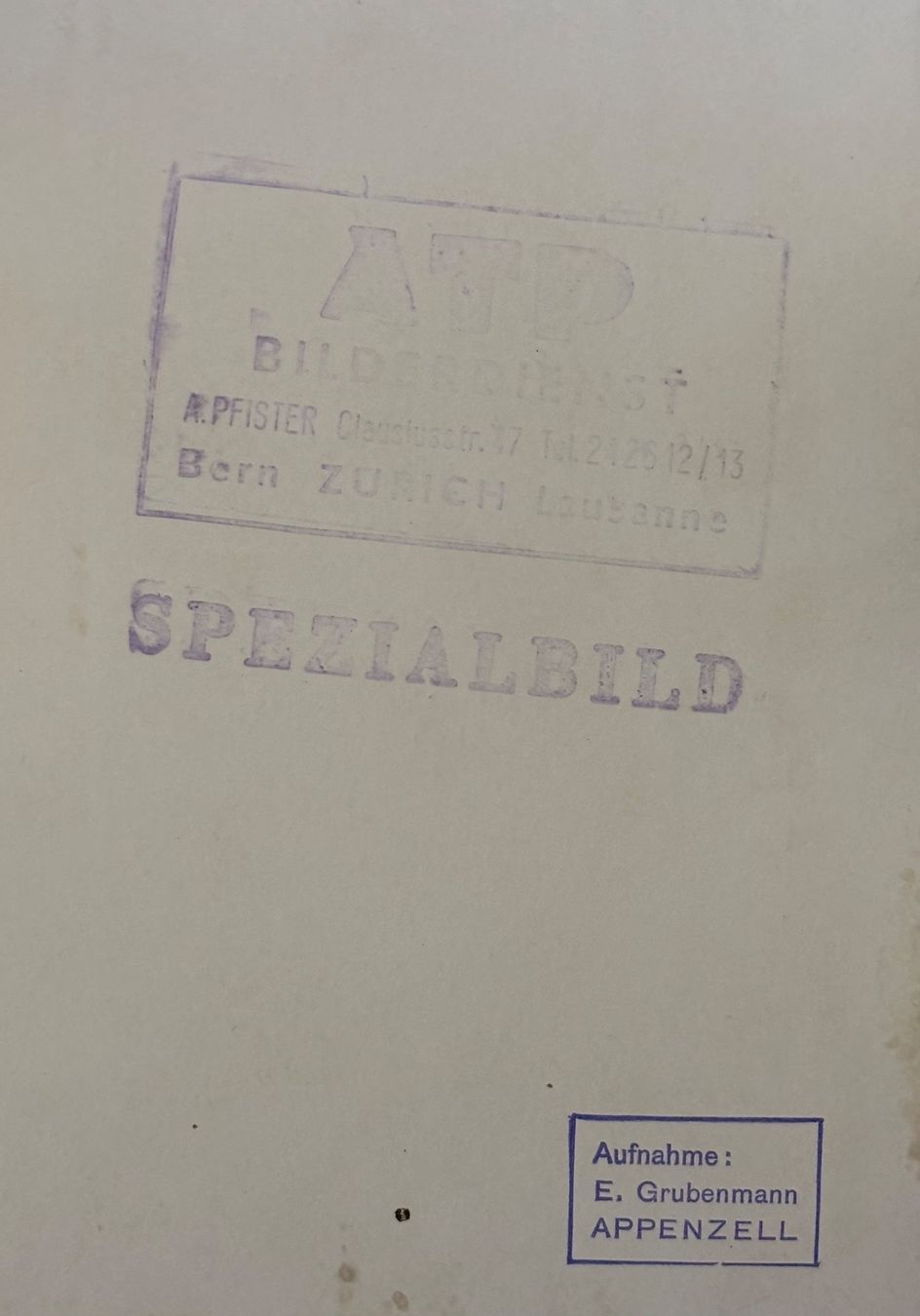 Ansichtskarten: Originalfoto E. Grubenmann, Appenzell, Säntis, Eis – Gebraucht aus Frauenfeld von Merk52 1