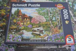 Puzzle 1000 Teile - Haus am See