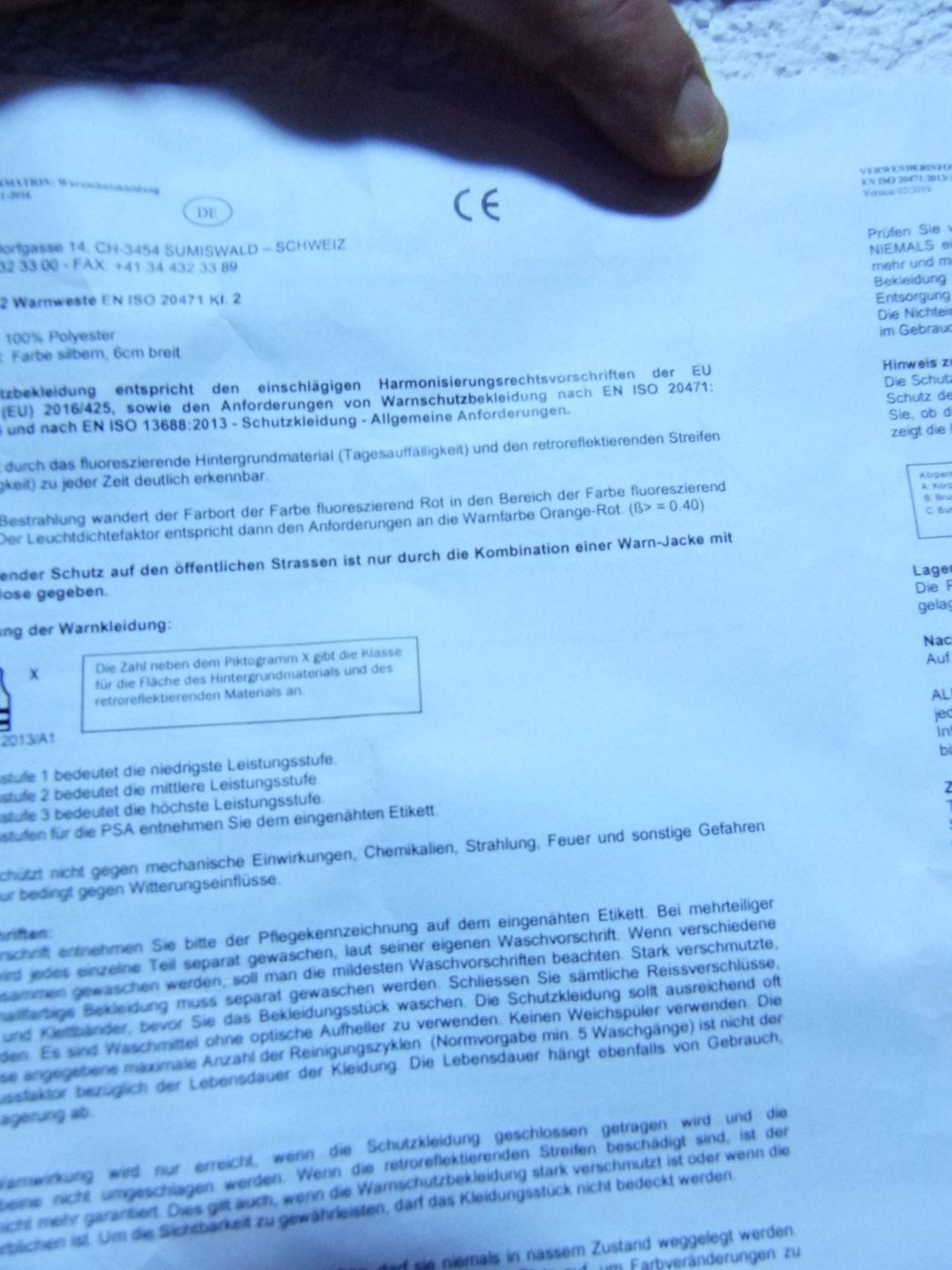 Gilets & Westen: Wikland Warnweste Gr. M – Neu (gemäss Beschreibung) aus Uerkheim von Kaufoption 7