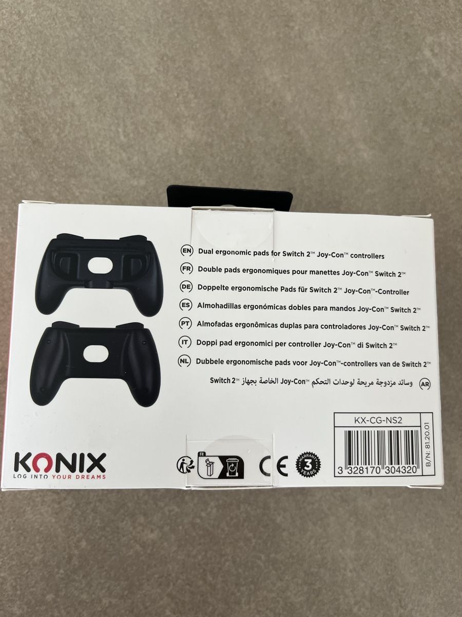 Controller: *KONIX* Nintendo Switch2 Dual Controller Grips – Nuovo e nell'imballaggio originale da Volketswil venduto da Kephren 1