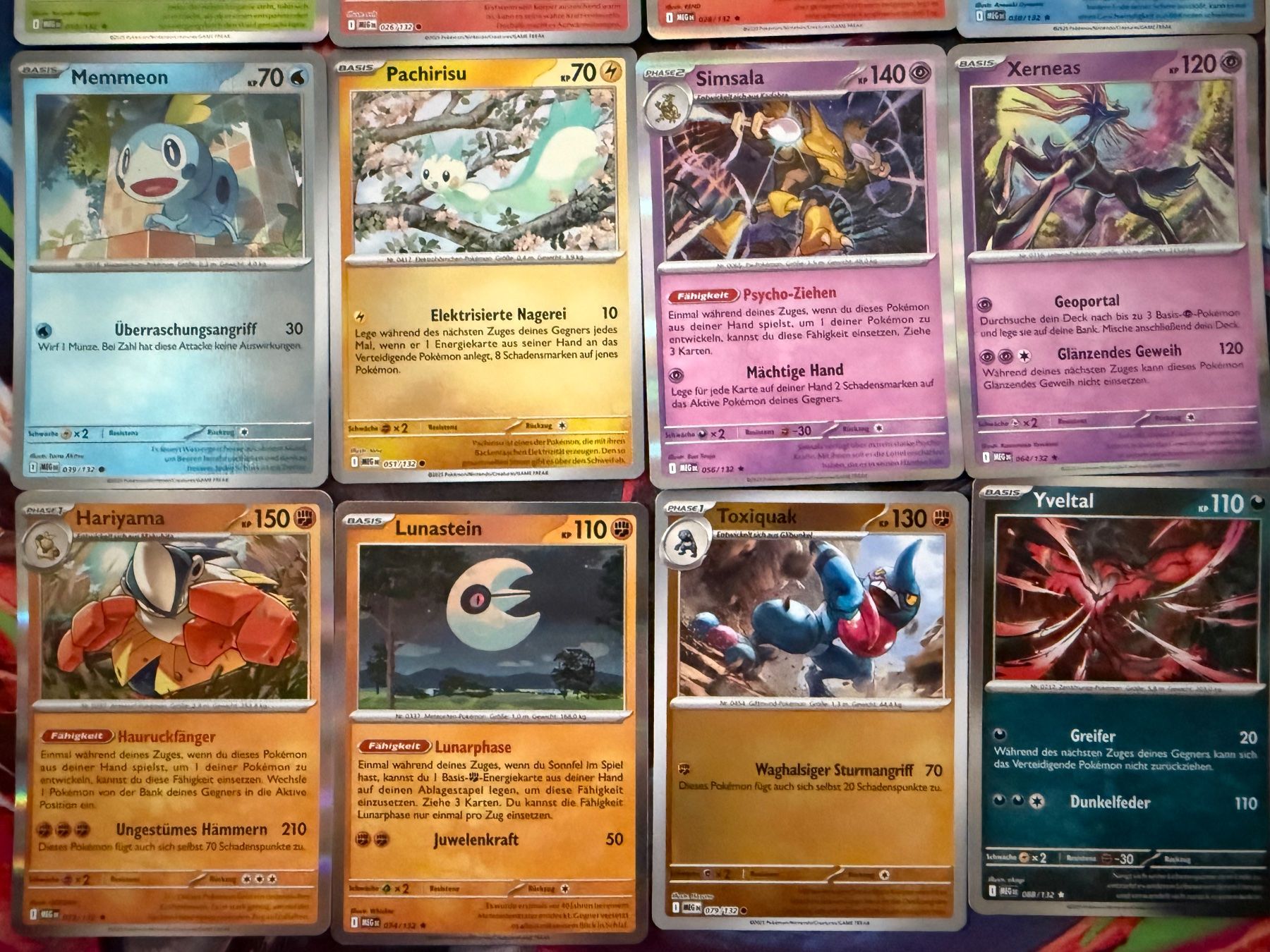 Pokémon Carte collezionabili: MEG Mega Entwicklung Set Holo/Reverse Holo keine doppelten – Nuovo (secondo la descrizione) da Beggingen venduto da Rafnex6 2