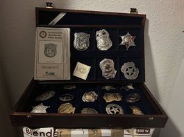 Göde-Sammlung  historische US-Polizeiabzeichen