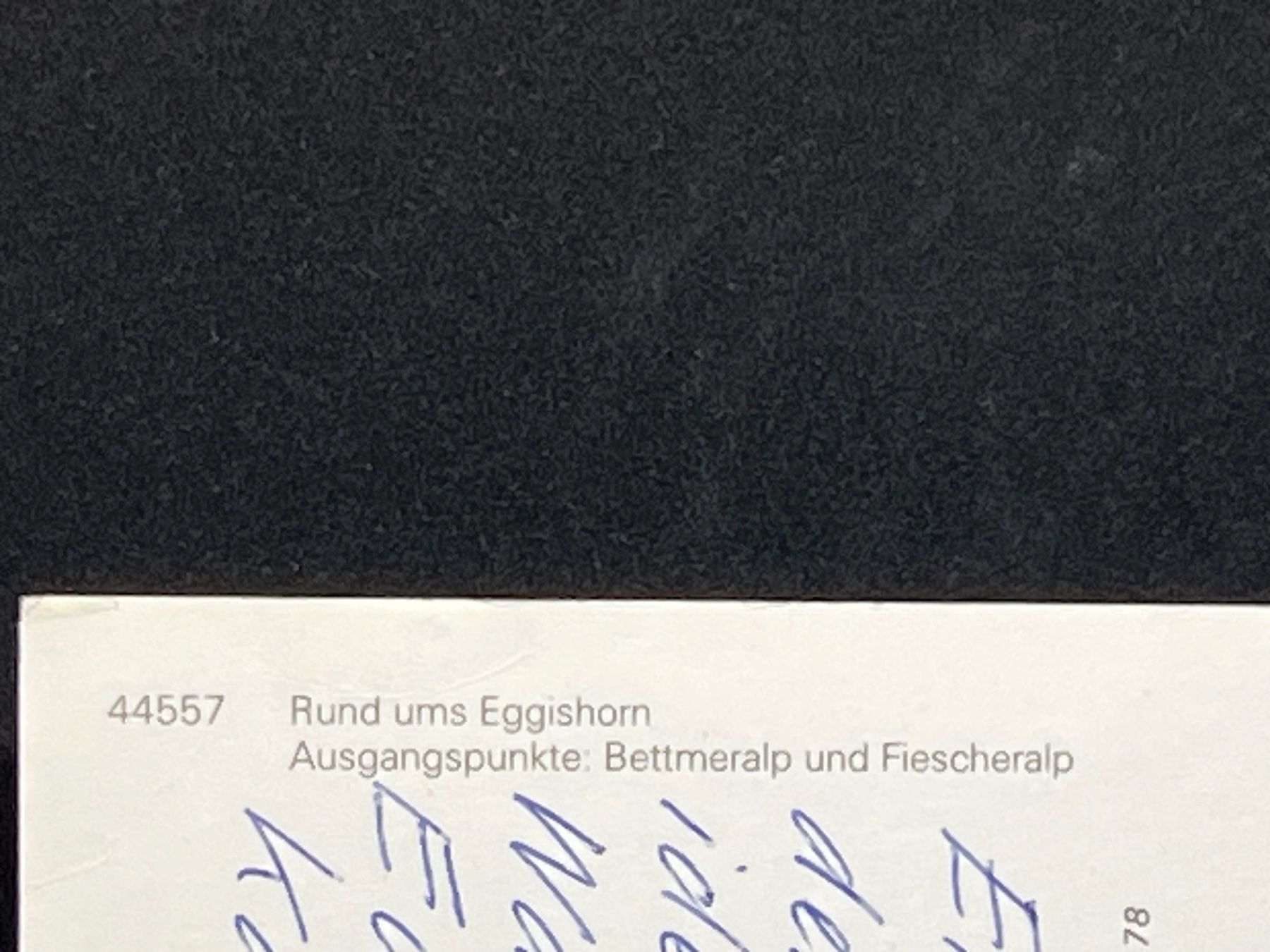 Cartoline postali: Gletscherweg Aletsch: Rund ums Eggishorn... – Usato da Widnau venduto da Brusi9 2