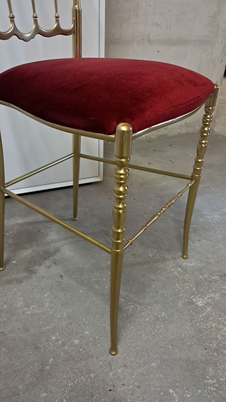 Sedie: Messing Stuhl Art Deco um 1910 – Nuovo (secondo la descrizione) da Lufingen venduto da E-Auktion 6