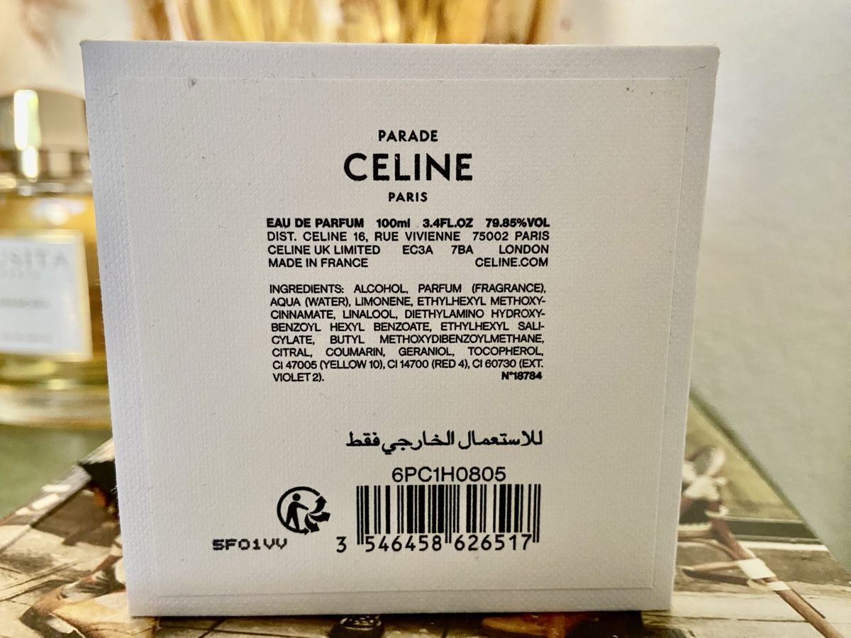 Celine Parfums & Eau de Toilette: Parade CELINE 100ml – Neuf (Voir description) à Bossonnens par Ylangsoleil 2