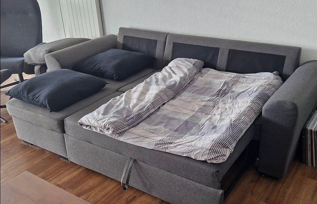 Micasa Divani: Bettsofa / Ecksofa mit Schlaffunktion und Stauraum Tierfrei – Usato da Weinfelden venduto da Lea.883 1