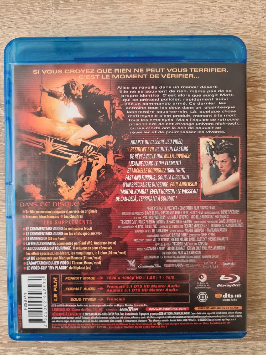 Tutti i DVDs: Resident Evil - Blu-ray – Usato da Carouge GE venduto da Franllo 1