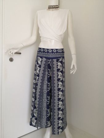 🤩BOHO-CHIC ROCK-HOSE BLAU & MUSTER NEUWERTIG & D&G P.