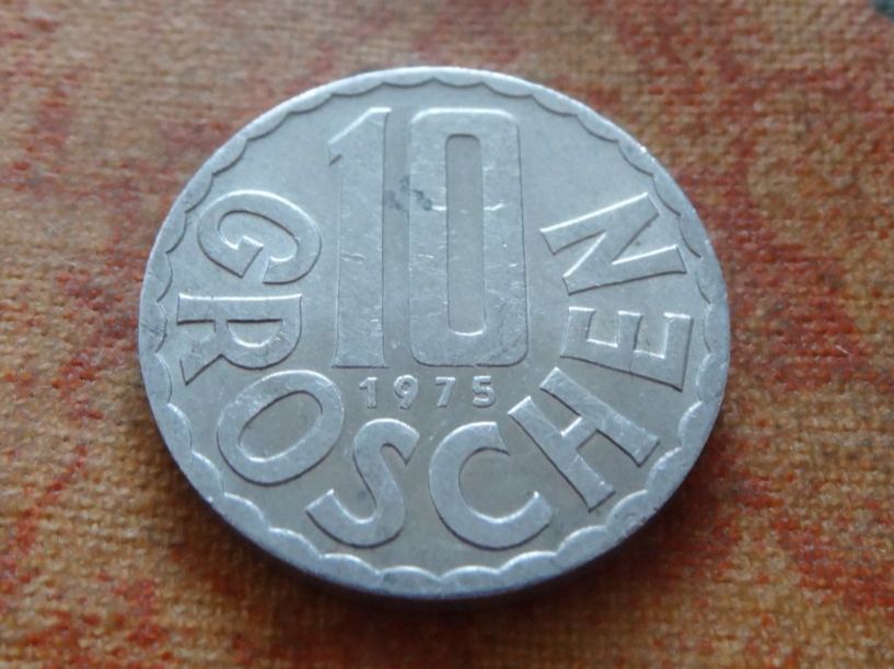 Tutti le monete: AUTRICHE  10  Groschen  1975 – Usato da Romanel-sur-Lausanne venduto da Swift13