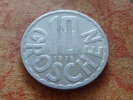 AUTRICHE  10  Groschen  1975