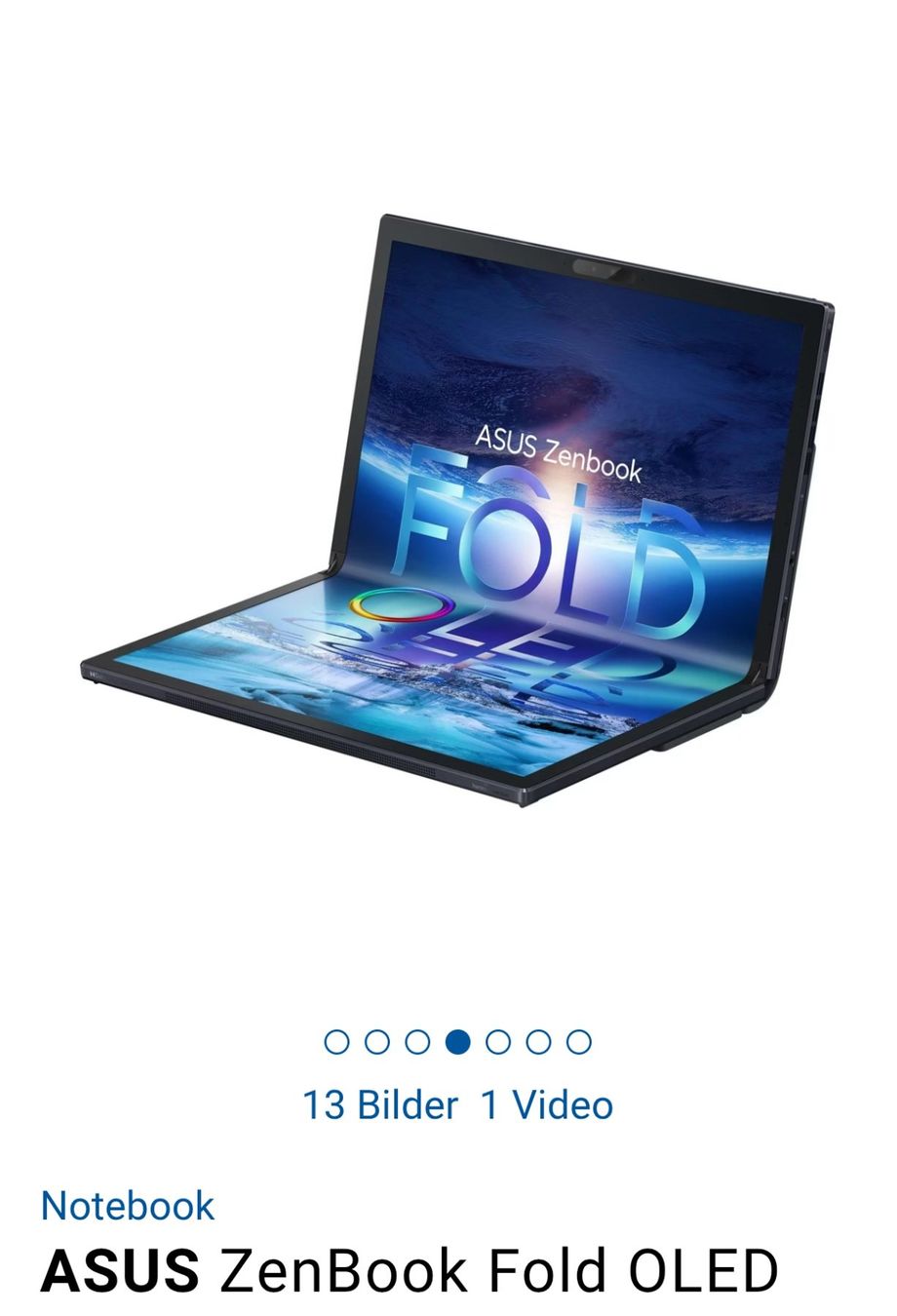 Asus Notebooks: ASUS ZenBook Fold OLED Ab 40.Fr – Defekt aus Solothurn von SDGG