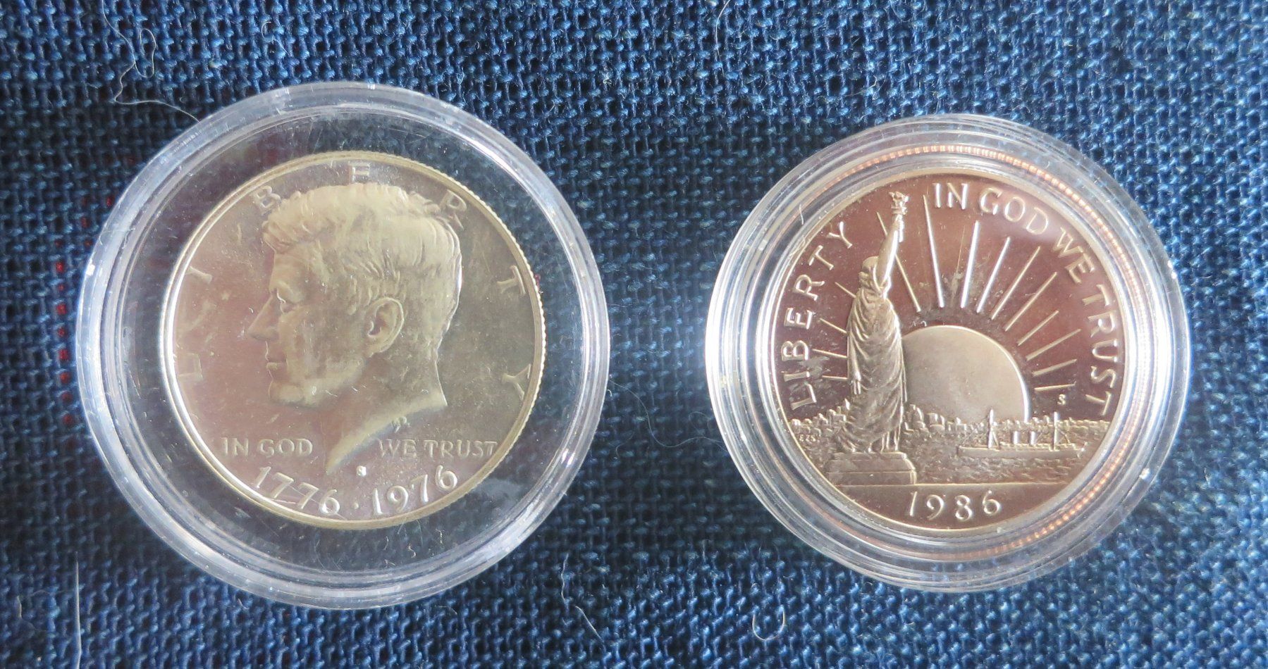 Tutti le monete: USA Half Dollar 1976, 1986 – Usato da Oberwil-Lieli venduto da Grotzni
