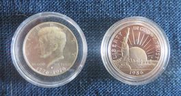 USA Half Dollar 1976, 1986