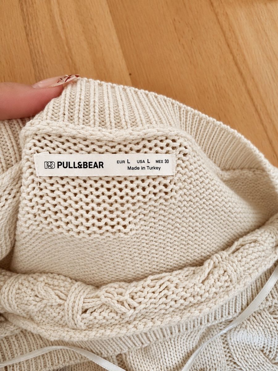 Pull&Bear Pulls & Sweat-shirts: Pull&Bear Strickpullover beige Grösse L  – D'occasion à Kirchberg BE par lea_kb6y 1