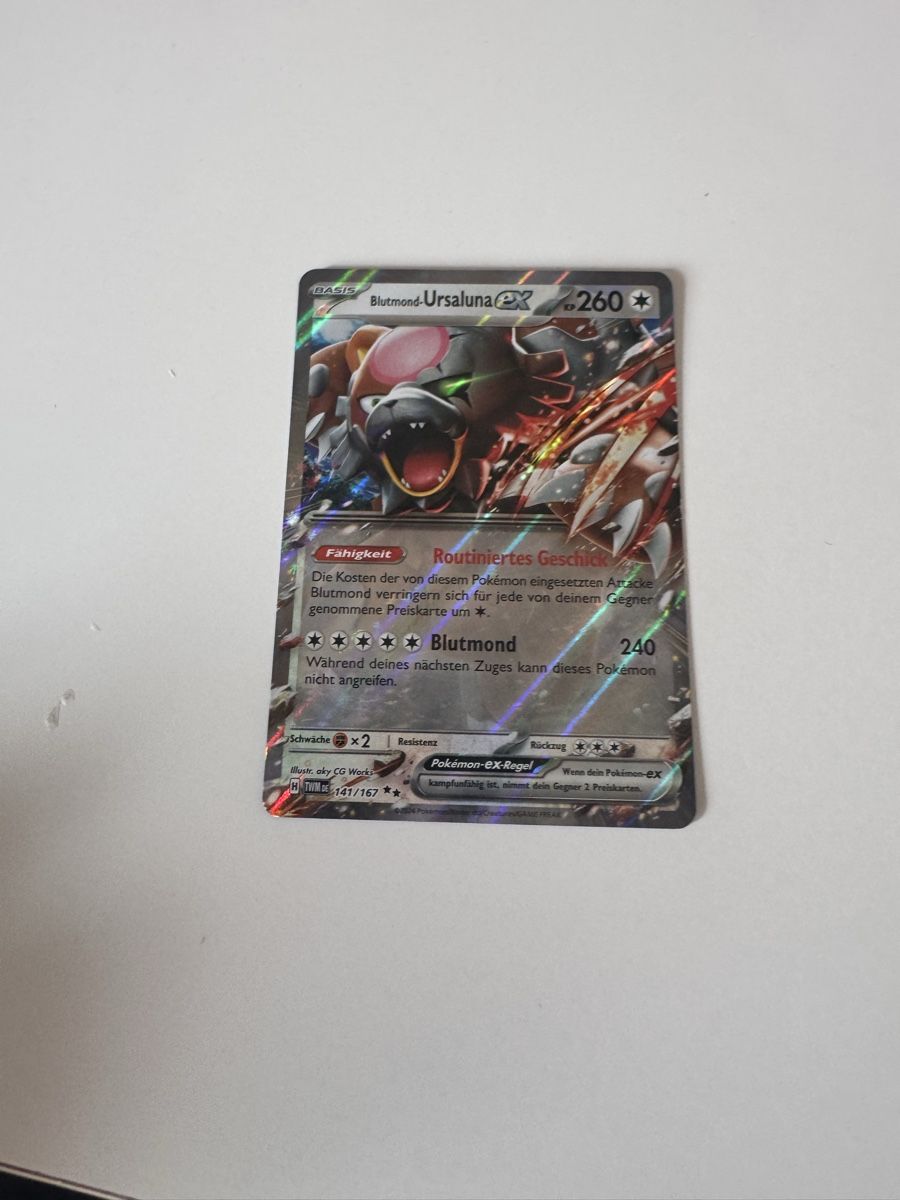 Pokémon Carte collezionabili: Pokemon Karte Ursaluna EX – Nuovo (secondo la descrizione) da Boniswil venduto da Lisu97p