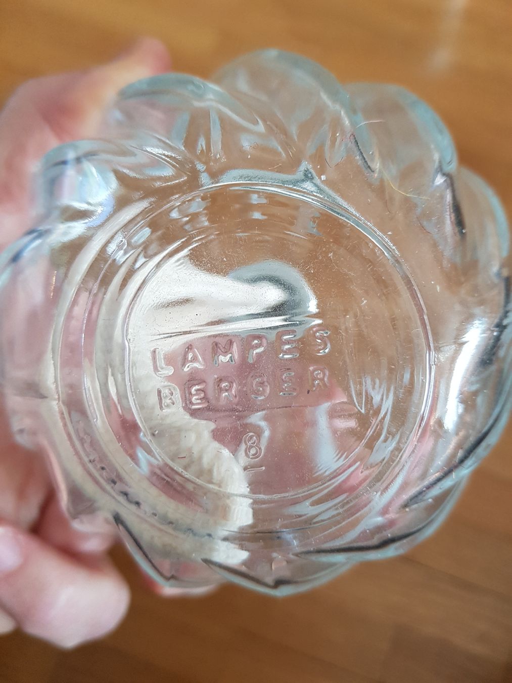 Maison Berger Diffusori di oli essenziali: Lampe Berger vintage verre moulé – Usato da Veyrier venduto da sosozizou 3