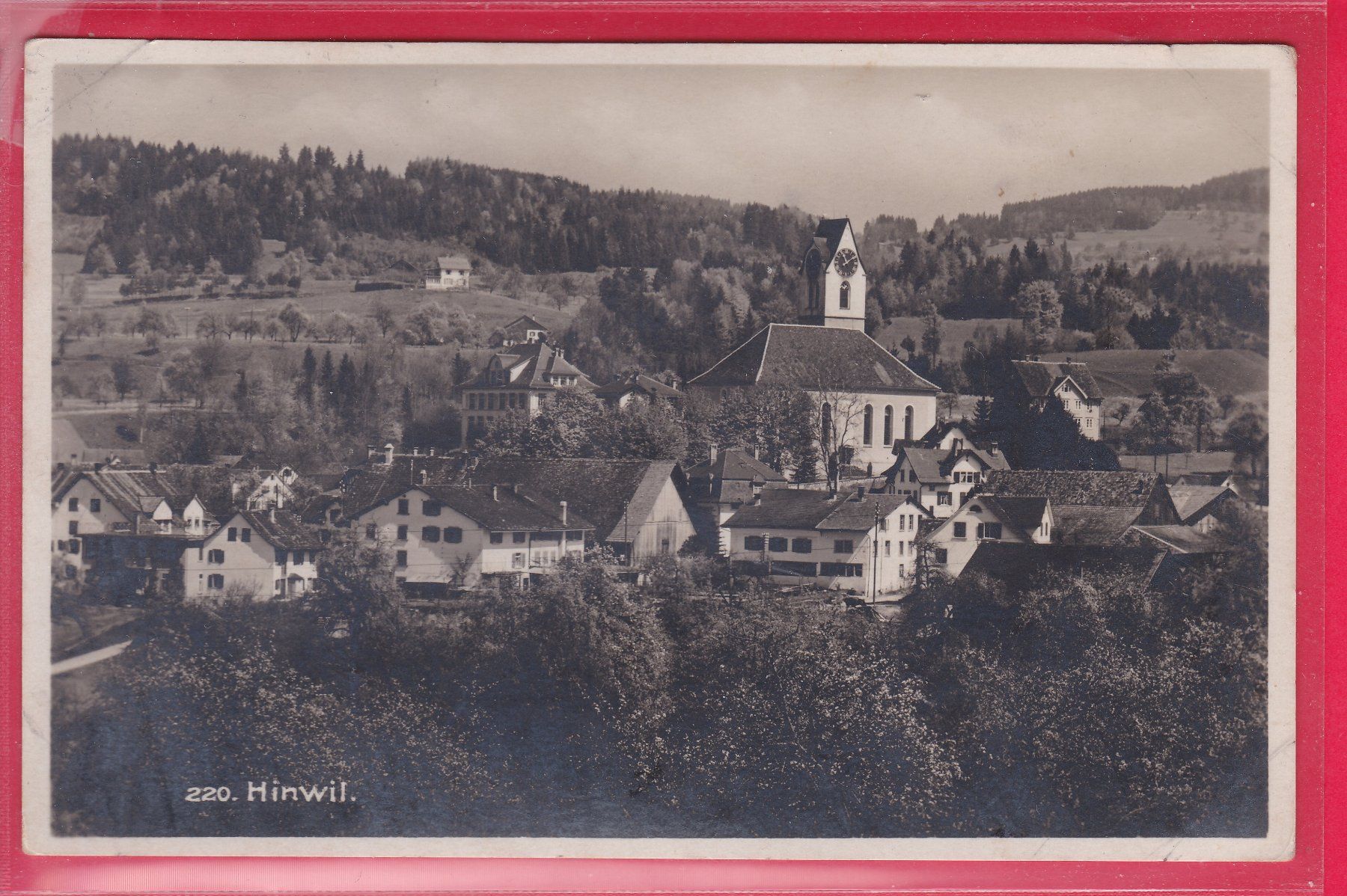 Ansichtskarten: HINWIL – Gebraucht aus Oberrieden von Gebirgsstelze