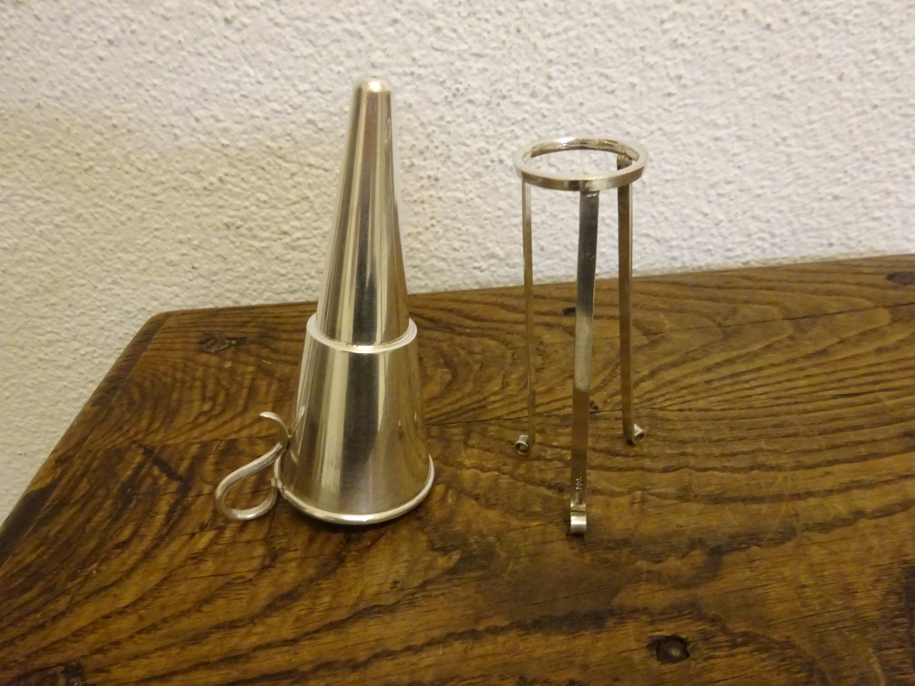 Bicchieri: Bauhaus Becher mit Ständer Absinth / echt Silber – Usato da Oetwil am See venduto da Senegal 3