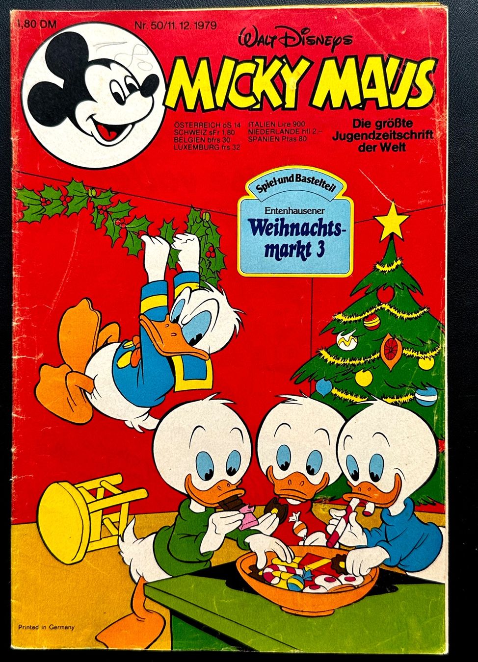 Comics: Mickey Maus Nr. 50  11.12.1979 – Gebraucht aus Seltisberg von quadartswiss
