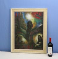 Yan Städler, Mischtechnik hinter Glas, religiöses Motiv