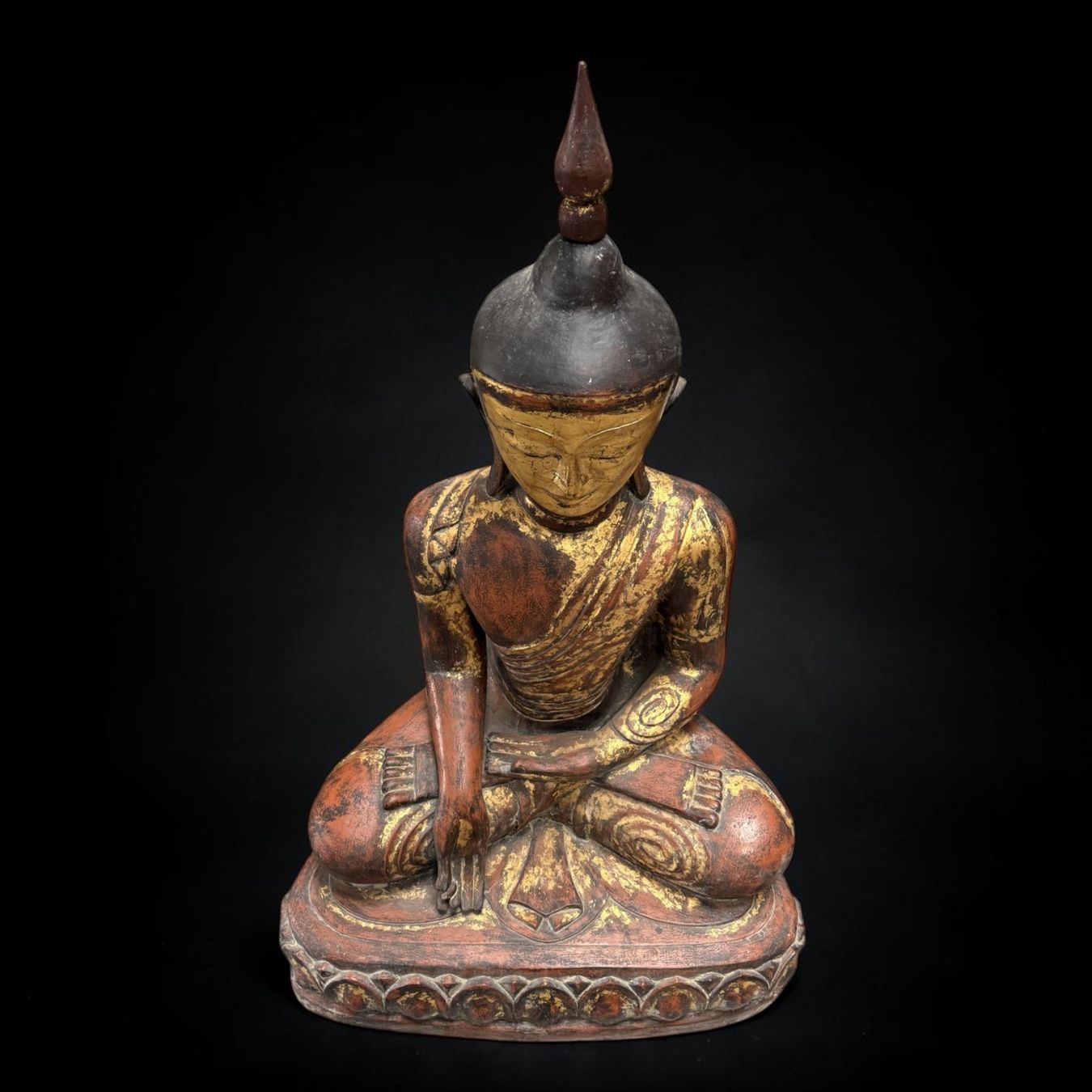 Sculture & Statue: Großer Shan Buddha 140cm - Lacquerware Burma Statue alt – Usato da Hilpoltstein venduto da asienlifestyle888 2