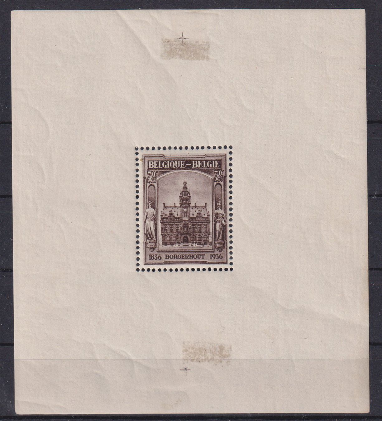 Tutti i francobolli: Belgien 1936: Block 4 **/* – Usato da Eschlikon TG venduto da PhilCon