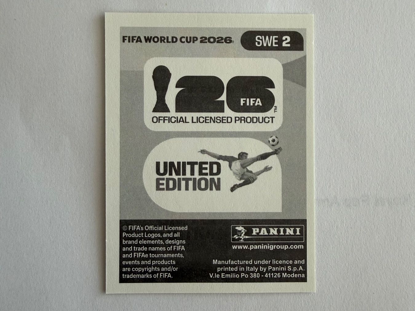 Panini Carte collezionabili: Johansson SWE2 - Panini CH Edition WM 2026 – Nuovo (secondo la descrizione) da Grenchen venduto da nicus_aveiro 1
