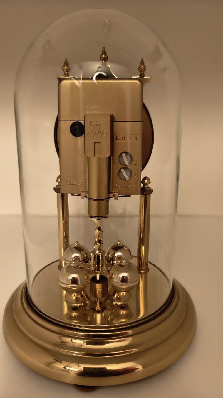 Bucherer Orologi da terra & Orologi da parete: Tischuhr Messing Glaskuppel Westminster  – Nuovo (secondo la descrizione) da Hochdorf venduto da Berry005 4