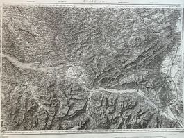 Dufourkarte Blatt 9 Schwyz Glarus Appenzell…