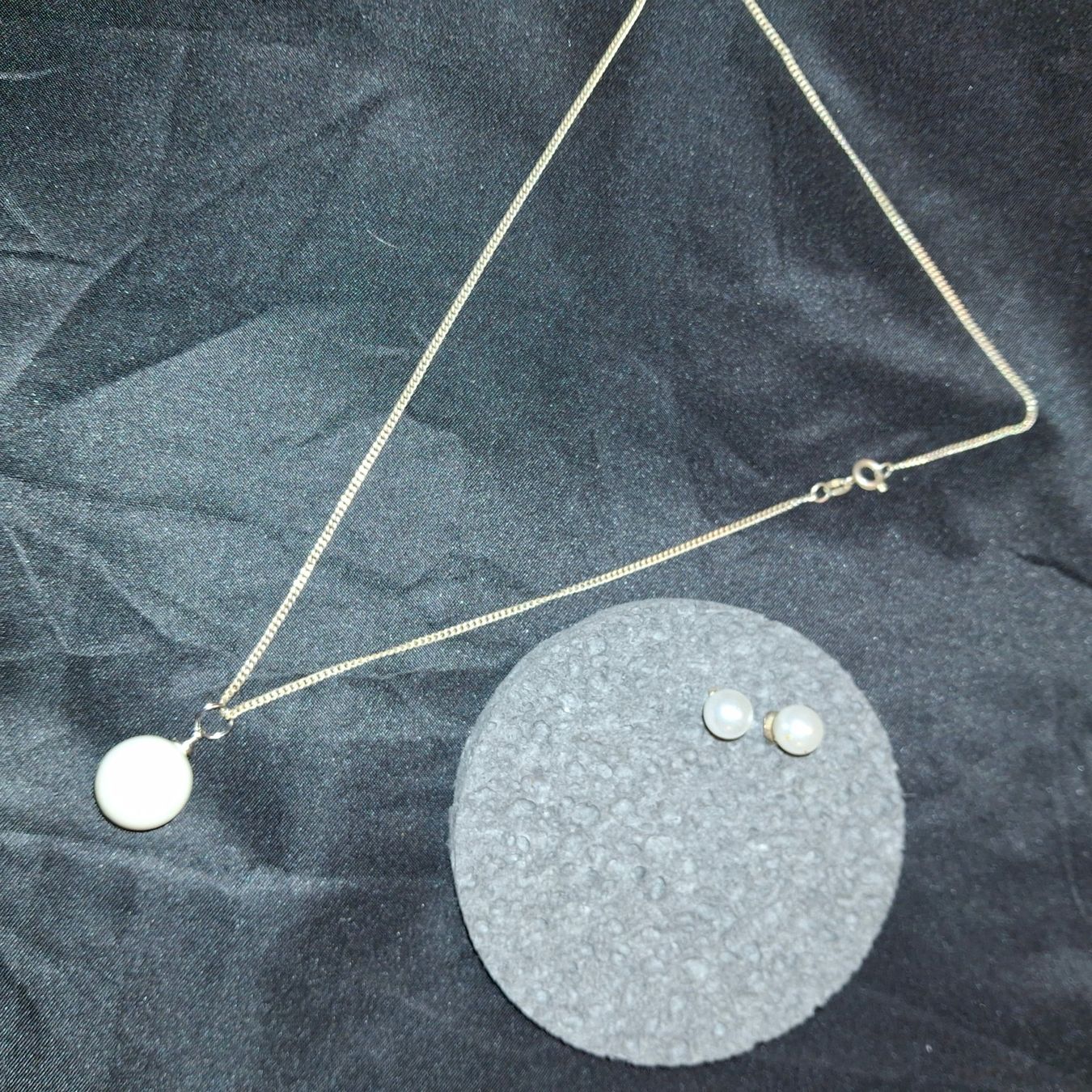 Sonstiger Schmuck: Set Silber 925 Halskette mit Perle, inkl Perlen-Ohrstecker – Gebraucht aus Münchenbuchsee von babilibern 7