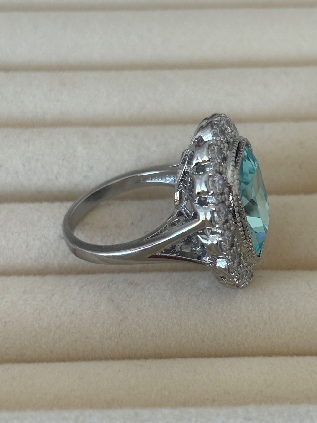 Ringe: Luxus Elegante Gr.19/9 Ring Farbe: Silber /Blau – Neu (gemäss Beschreibung) aus Biel-Bienne von Roserosse13 6