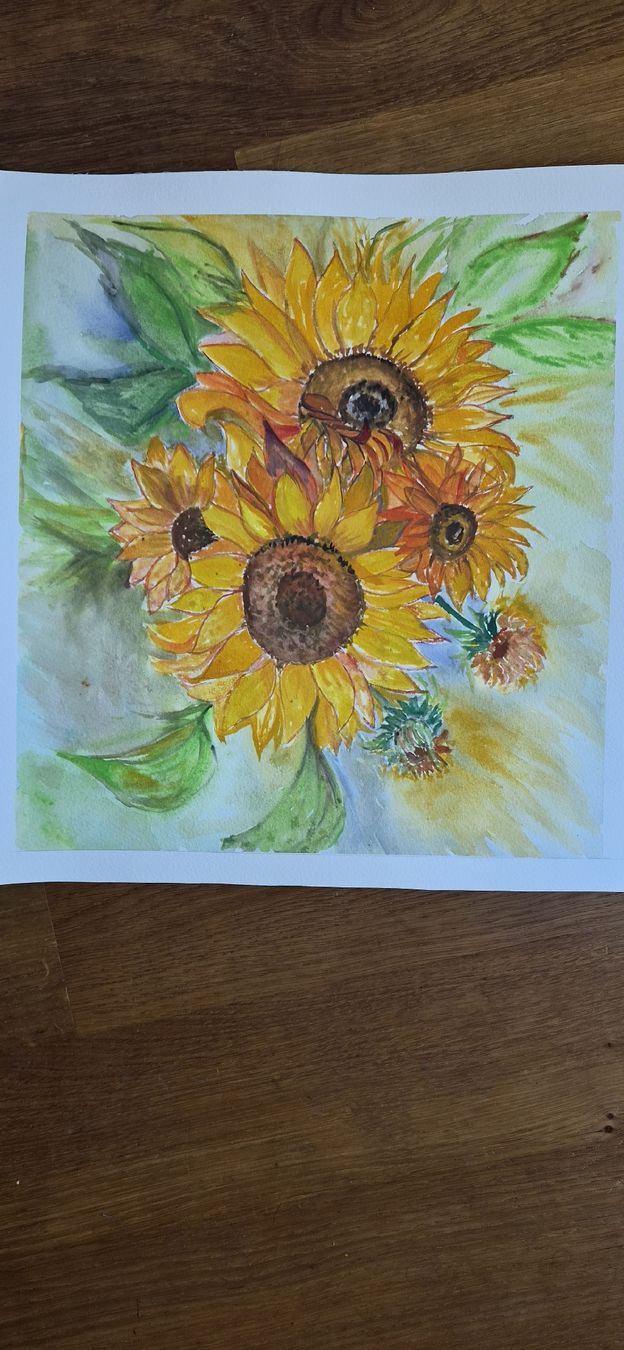 Dipinti: Sonnenblumen aqarell – Nuovo e nell'imballaggio originale da Ebikon venduto da vij_fg72 3