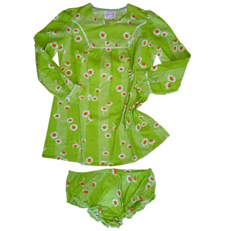 Babydoll grün Nachthemd