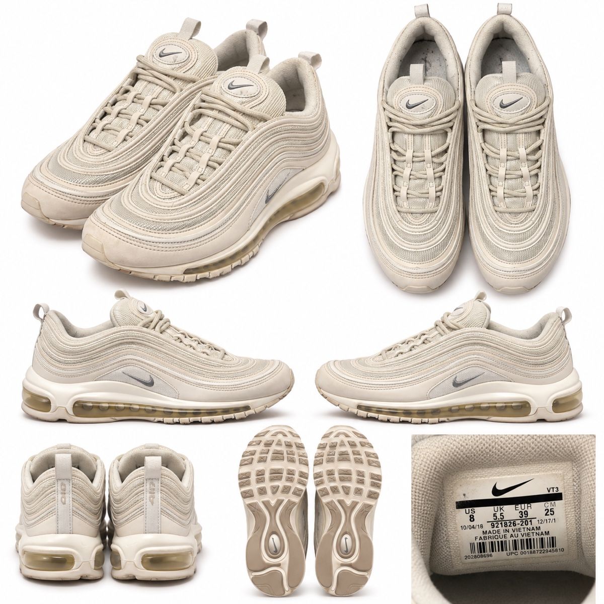 Nike Scarpe da uomo: Nike Air Max 97 Sneaker hellbeige Grösse 42.5  – Usato da Basel venduto da lea_h92k