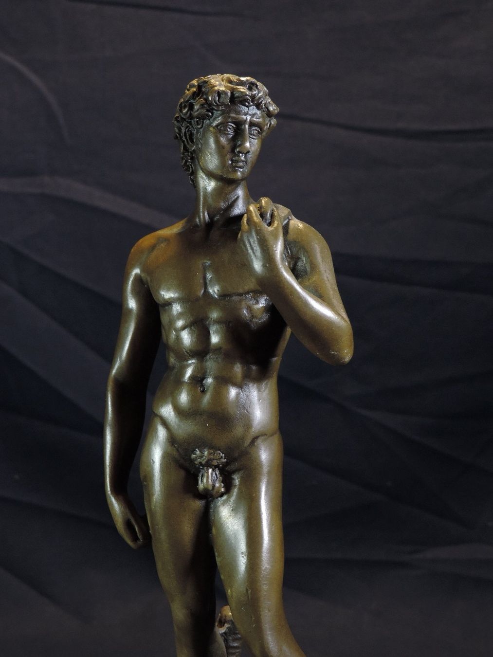 Sculture & Statue: Bronzefigur David von Michelangelo – Usato da Duggingen venduto da roterbambus 4
