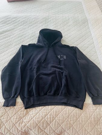 Post Malone Hoodie schwarz Grösse L gebrauchter Zustand