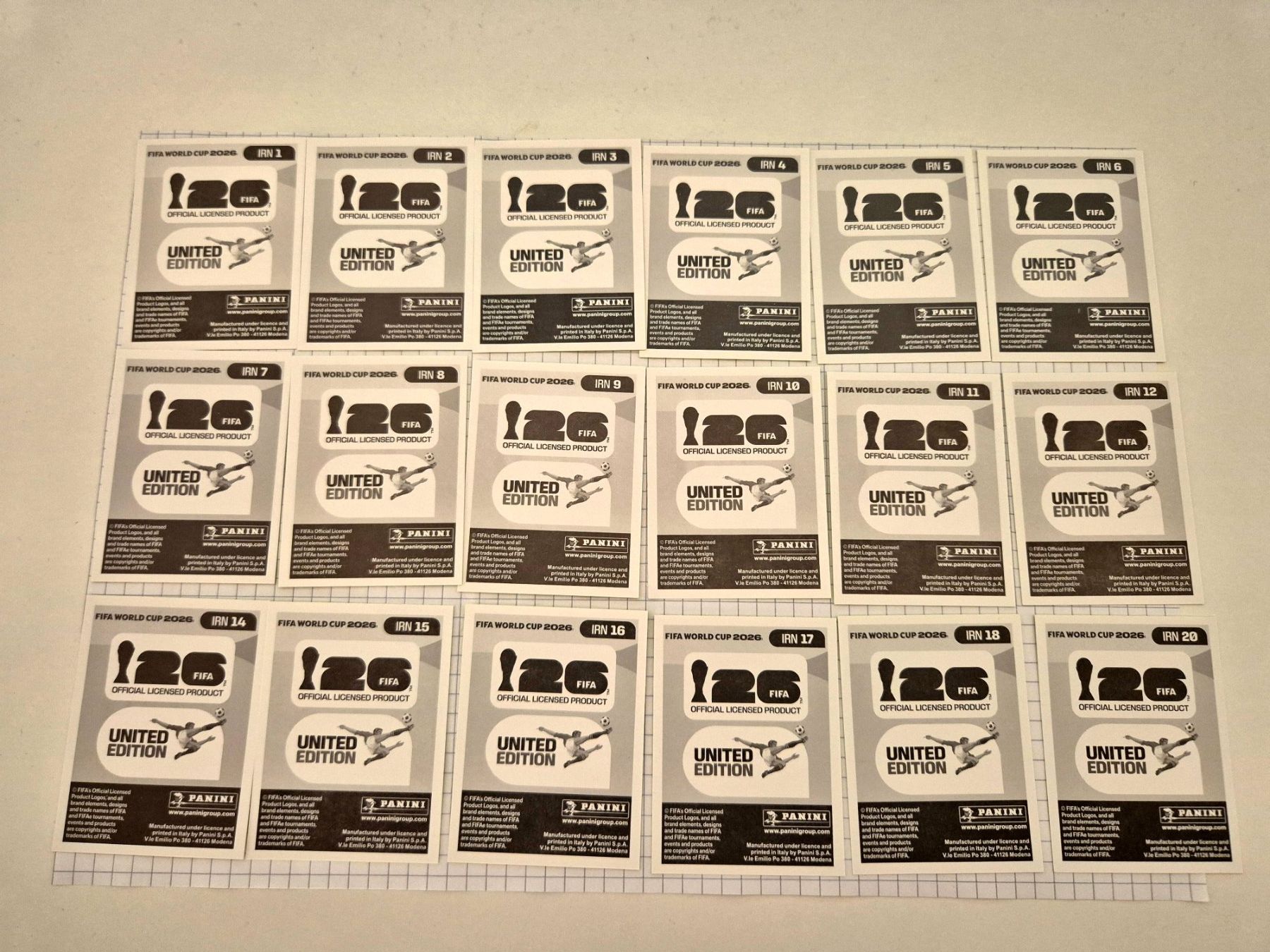 Panini Carte collezionabili: WM Panini Sticker 2026 Team Iran – Usato da Uster venduto da Ausmister12 1