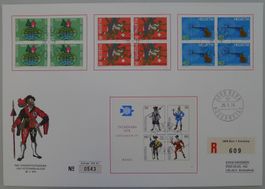 1974, LUXUS-FDC Nr.548-550, SONDERPOST PHILMAIL AG !