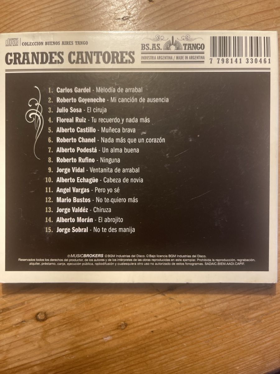 CDs: CD Grandes Cantores – Gebraucht aus Binningen von nussbaum04 1