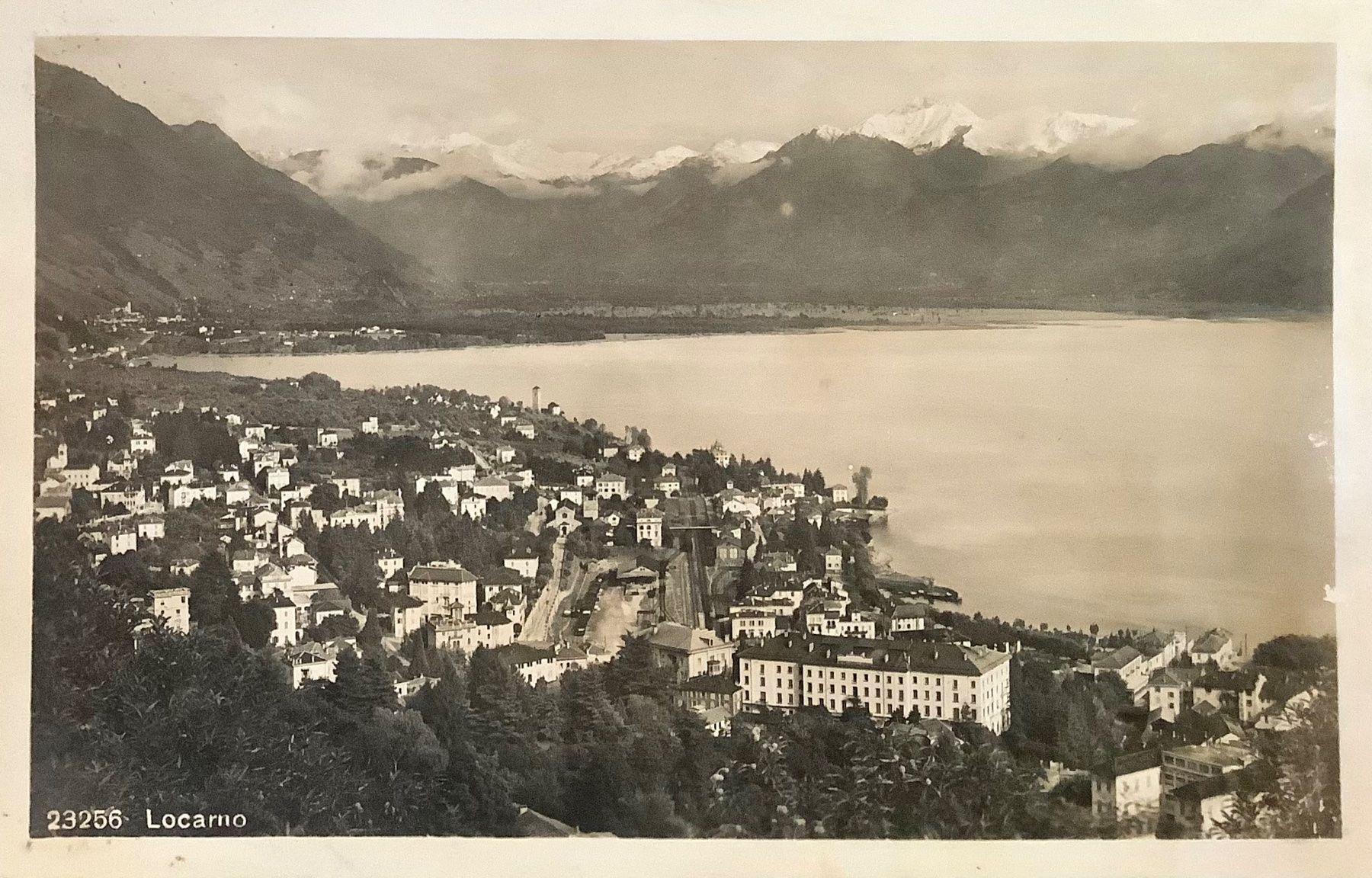 Cartoline postali: 1928 - LOCARNO - Lago Maggiore – Usato da Root venduto da ENGLAND-TREASURES 1