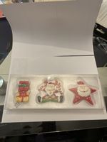 Set mit 3 Weihnachtsstern-Magneten