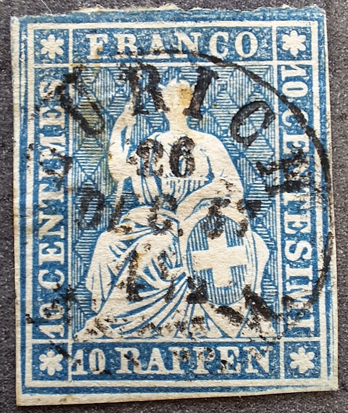 Alle Briefmarken: Strubel 23C – Gebraucht aus Balgach von SIMEON27