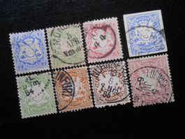 Bayern Mi 25Xa/22Ya/23Y/*47/51/52  Wz2  1870  57€ - Lot 811