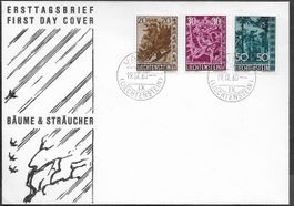 1960 FL FDC illust. Nr. 345-347 o Vaduz einwandfrei ab 1.-