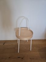 2x Ikea Burvik Beistelltisch mit Tragegriff Holz weiss 