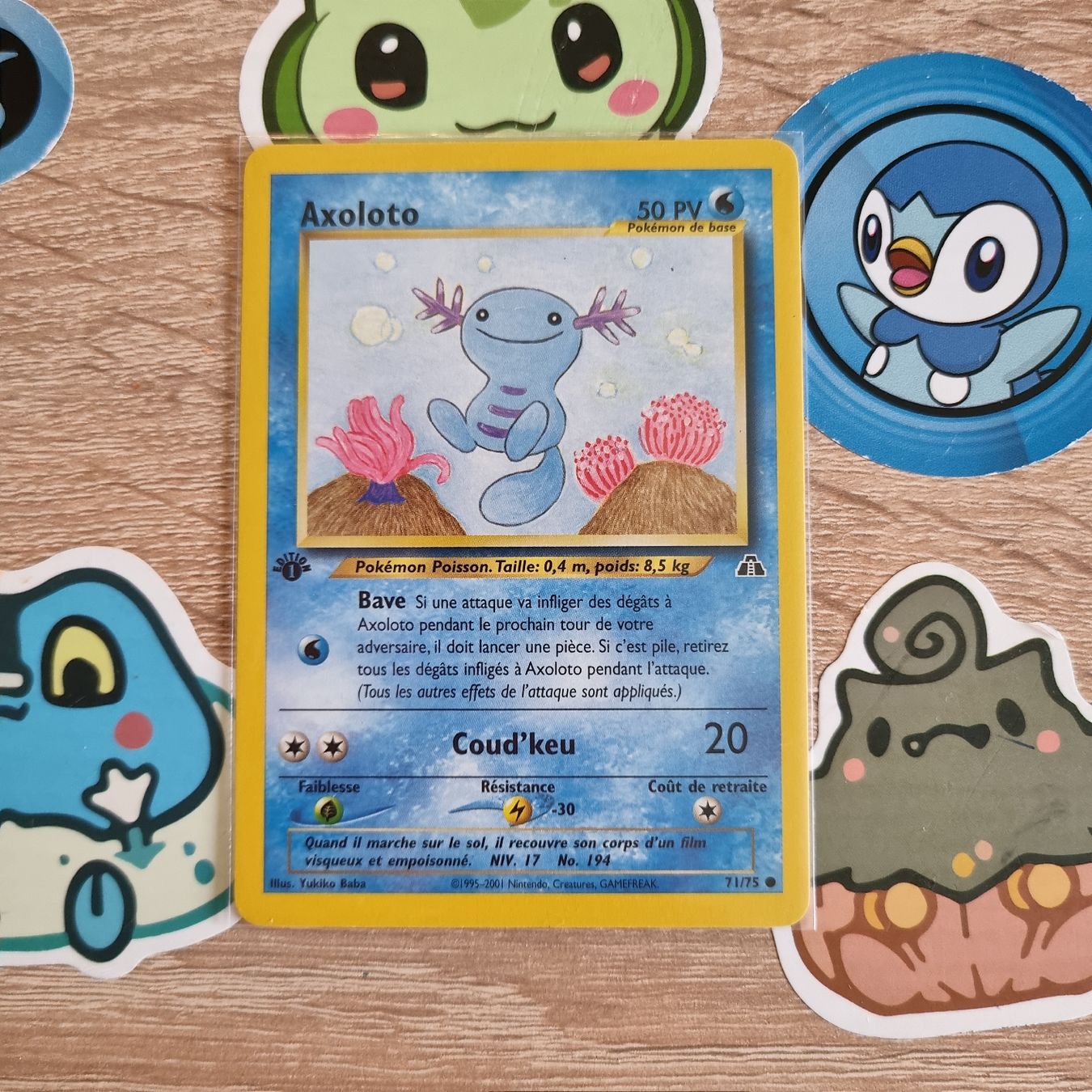 Pokémon Sammelbilder & Trading cards: axoloto ed1, excellent état – Gebraucht aus St-Maurice von Woopersonal