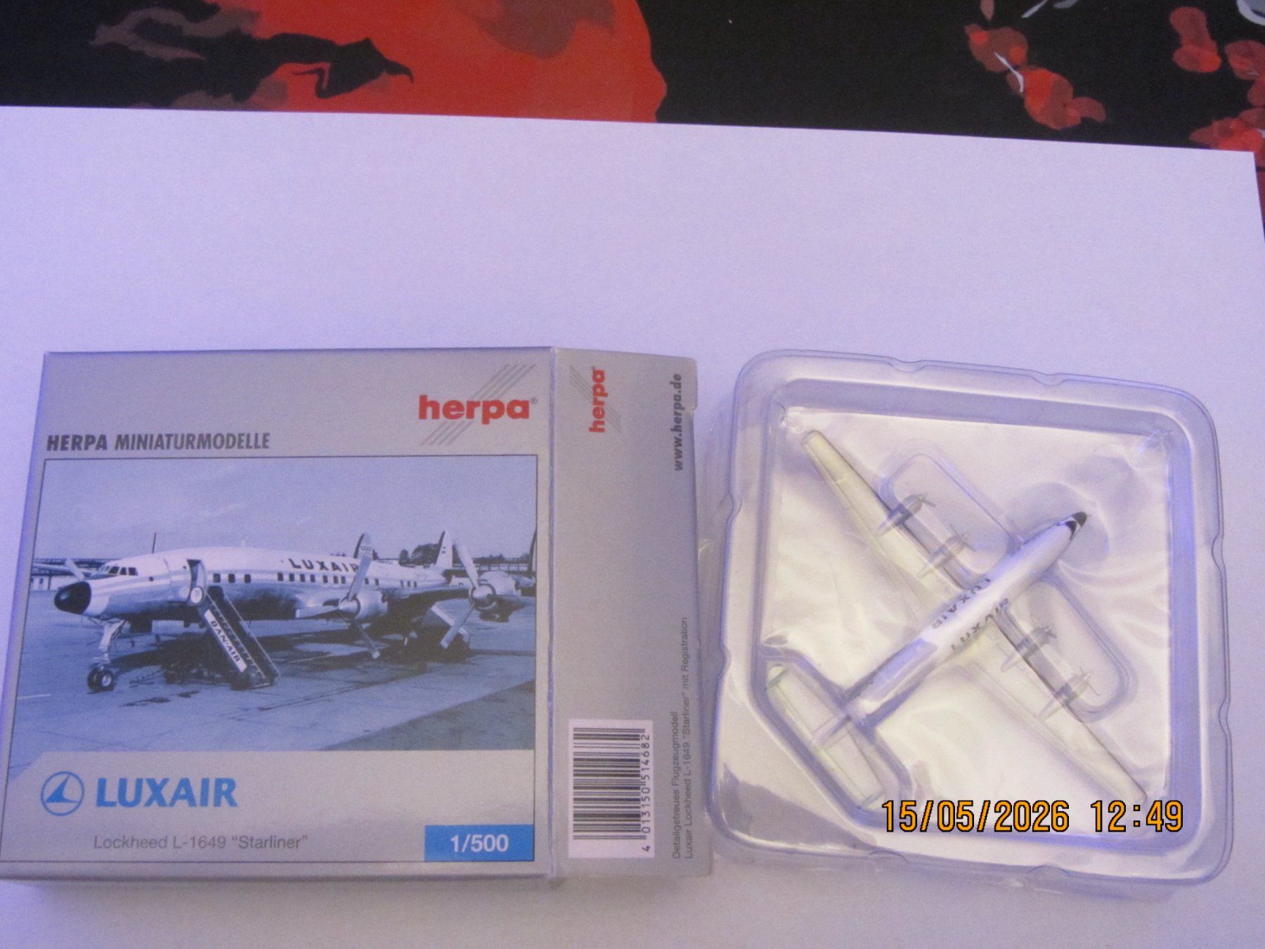 Herpa Kit di modellismo & Modellini statici: Herpa Lockheed L-1649 "Starliner" 1:500 – Nuovo e nell'imballaggio originale da Kirchberg BE venduto da sonne88 1