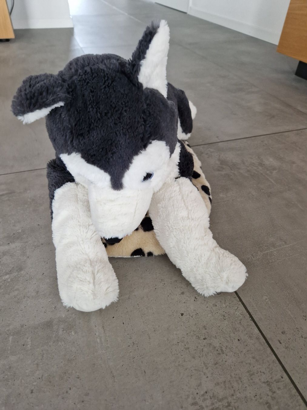 Ikea Giocattoli: Super süsses Husky Stofftier mit Decke – Usato da Dagmersellen venduto da ejord